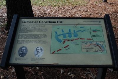 Climax at Cheatham Hill Marker image. Click for full size.