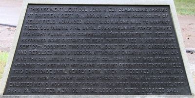 10th Wisconsin Infantry Marker. Click for full size. 10th Wisconsin Infantry Marker image. Click for full size.