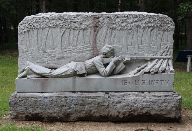 15th United States Infantry Marker. Click for full size. 15th United States Infantry Marker image. Click for full size.