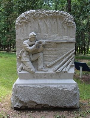 16th United States Infantry Marker. Click for full size. 16th United States Infantry Marker image. Click for full size.