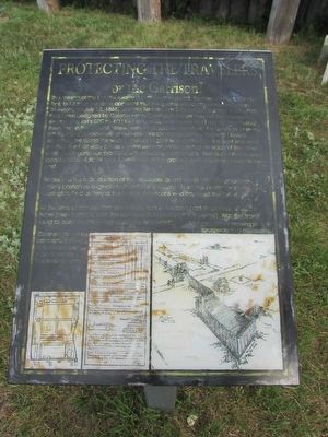Protecting the Travelers or the Garrison? Marker. Click for full size. Protecting the Travelers or the Garrison? Marker image. Click for full size.