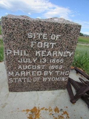 Site of Fort Phil Kearny Marker image. Click for full size.