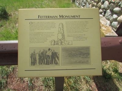 Fetterman Monument	 Marker image. Click for full size.