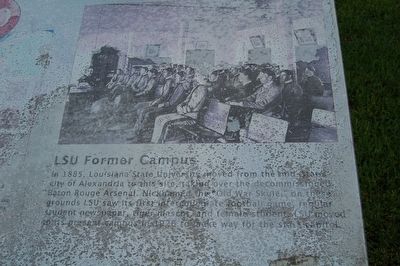 LSU Former Campus Marker image. Click for full size.