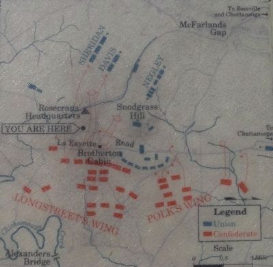 Rout of the Union Right Marker Map image. Click for full size.