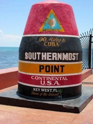 Southernmost Point Buoy image. Click for full size.