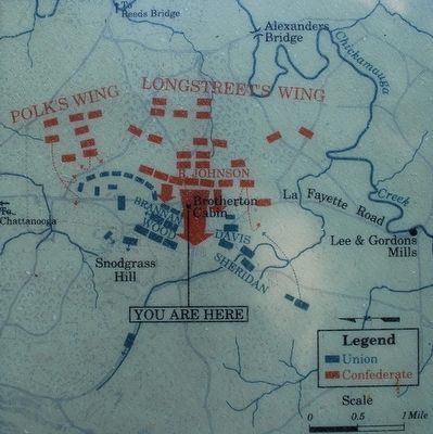 Confederate Breakthrough Marker Map image. Click for full size.