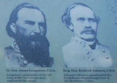 James Longstreet & Bushrod Johnson image. Click for full size.