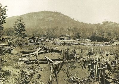 George Barnard's photo of Kennesaw Mountain image. Click for full size.
