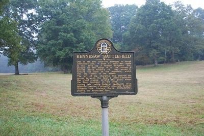 Kennesaw Battlefield Marker image. Click for full size.