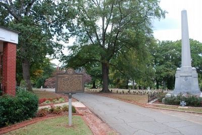 Confederate Cemetery Marker. Click for full size. Confederate Cemetery Marker image. Click for full size.