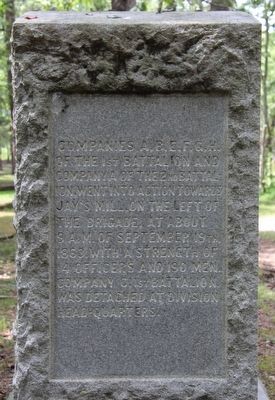 19th United States Infantry Marker. Click for full size. 19th United States Infantry Marker image. Click for full size.
