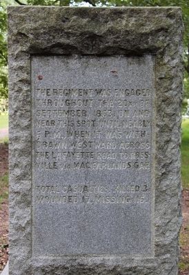 19th United States Infantry Marker image. Click for full size.