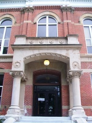 Page County Courthouse Entrance Detail image. Click for full size.