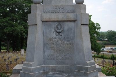 U.D.C. Confederate Soldiers Monument (front) image. Click for full size.