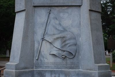 U.D.C. Confederate Soldiers Monument (rear) image. Click for full size.