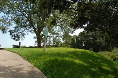 Ceremonial Indian Mound Marker. Click for full size. Ceremonial Indian Mound Marker image. Click for full size.