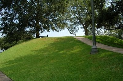 Ceremonial Indian Mound Marker. Click for full size. Ceremonial Indian Mound Marker image. Click for full size.