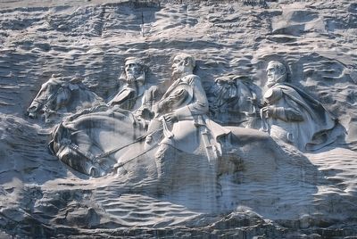 Stone Mountain Carving. Click for full size. Stone Mountain Carving image. Click for full size.