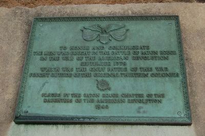 1779 Battle Of Baton Rouge Memorial image. Click for full size.