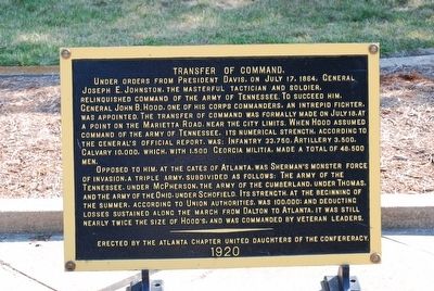Transfer of Command Marker. Click for full size. Transfer of Command Marker image. Click for full size.