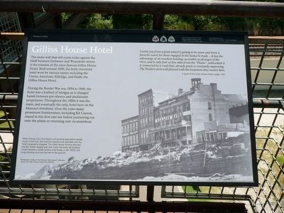 Gilliss House Hotel Marker. Click for full size. Gilliss House Hotel Marker image. Click for full size.