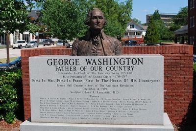 George Washington Marker. Click for full size. George Washington Marker image. Click for full size.