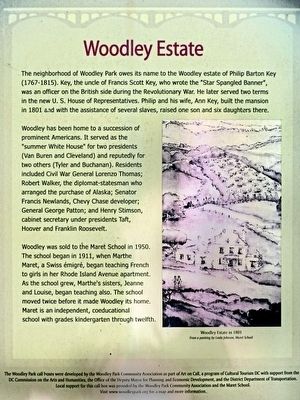 Woodley Estate Marker. Click for full size. Woodley Estate Marker image. Click for full size.