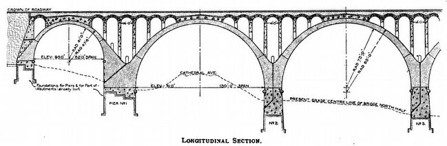 Connecticut Avenue Bridge, 1909 image. Click for full size.