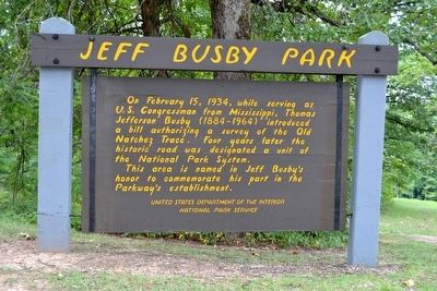 Jeff Busby Park Marker image. Click for full size.