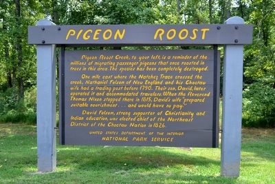 Pigeon Roost Marker. Click for full size. Pigeon Roost Marker image. Click for full size.