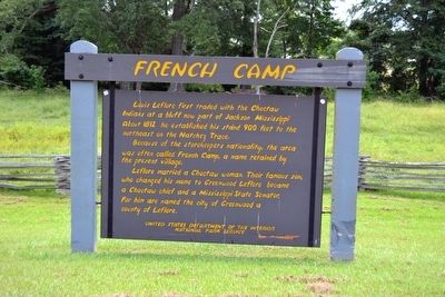 French Camp Marker. Click for full size. French Camp Marker image. Click for full size.
