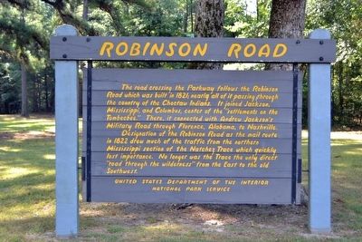 Robinson Road Marker. Click for full size. Robinson Road Marker image. Click for full size.