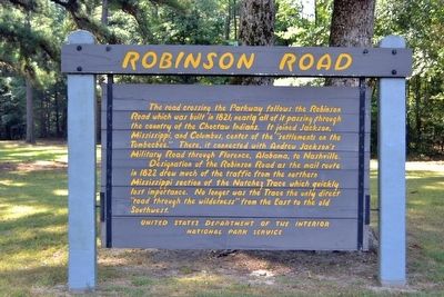 Robinson Road Marker image. Click for full size.