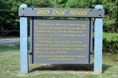 Red Dog Road Marker image. Click for full size.
