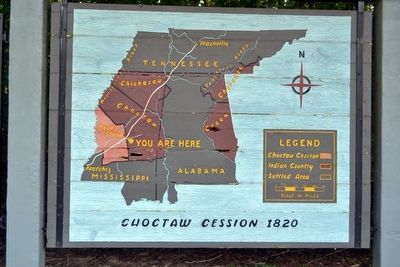Choctaw Cession 1820 image. Click for full size.
