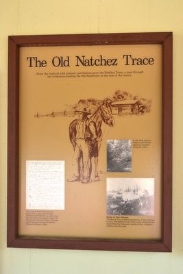 The Old Natchez Trace Marker image. Click for full size.