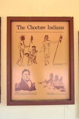 The Choctaw Indians Marker image. Click for full size.