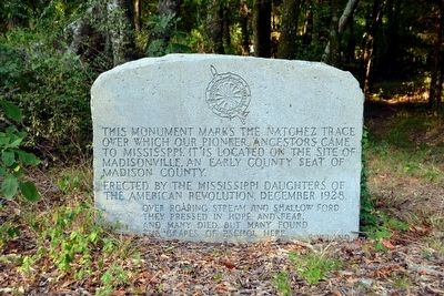 D.A.R. Monument of the Natchez Trace image. Click for full size.