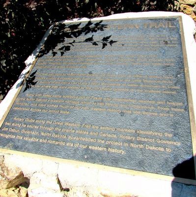 Great Western Trail Marker. Click for full size. Great Western Trail Marker image. Click for full size.