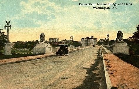 <i>Connecticut Avenue Bridge and Lions, Washington, D.C.</i> image. Click for full size.