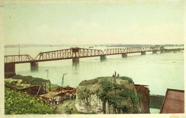 <i>Hannibal Bridge, Kansas City, Mo.</i> image. Click for full size.