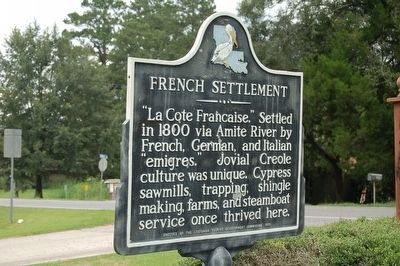 French Settlement Marker image. Click for full size.