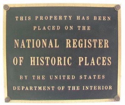 W. T. S. White House & Carriage House NRHP Marker image. Click for full size.