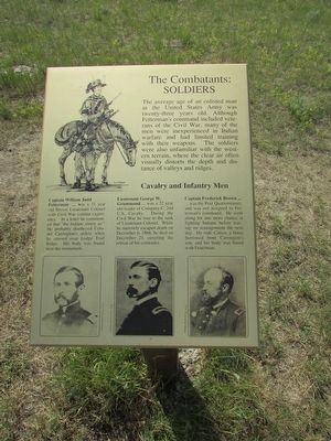 The Combatants: Soldiers Marker image. Click for full size.