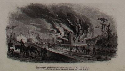 Forrest's West Tennessee Raid Marker. Click for full size. Forrest's West Tennessee Raid Marker image. Click for full size.