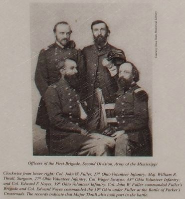 The Battle of Parker's Crossroads Marker image. Click for full size.