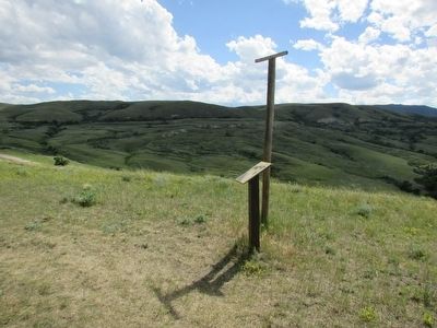 Marker on the Fetterman Battlefield. Click for full size. Marker on the Fetterman Battlefield image. Click for full size.