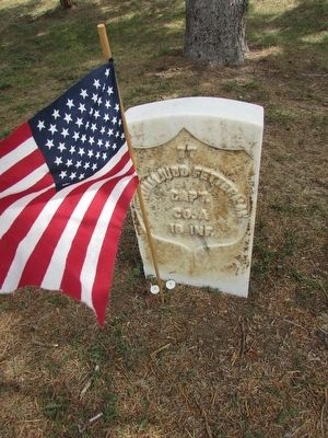 Capt. William Fetterman's Grave at Custer Nat'l Cemetery image. Click for full size.