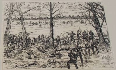 Withdrawal to the Split-Rail Fence Marker image. Click for full size.